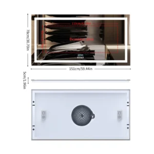 XXL Smart LED Mirror
