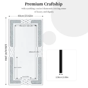 Crystal Crush Diamond Mirror