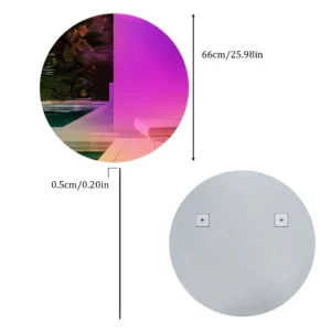 LUVODI Iridescent Wall Mirror